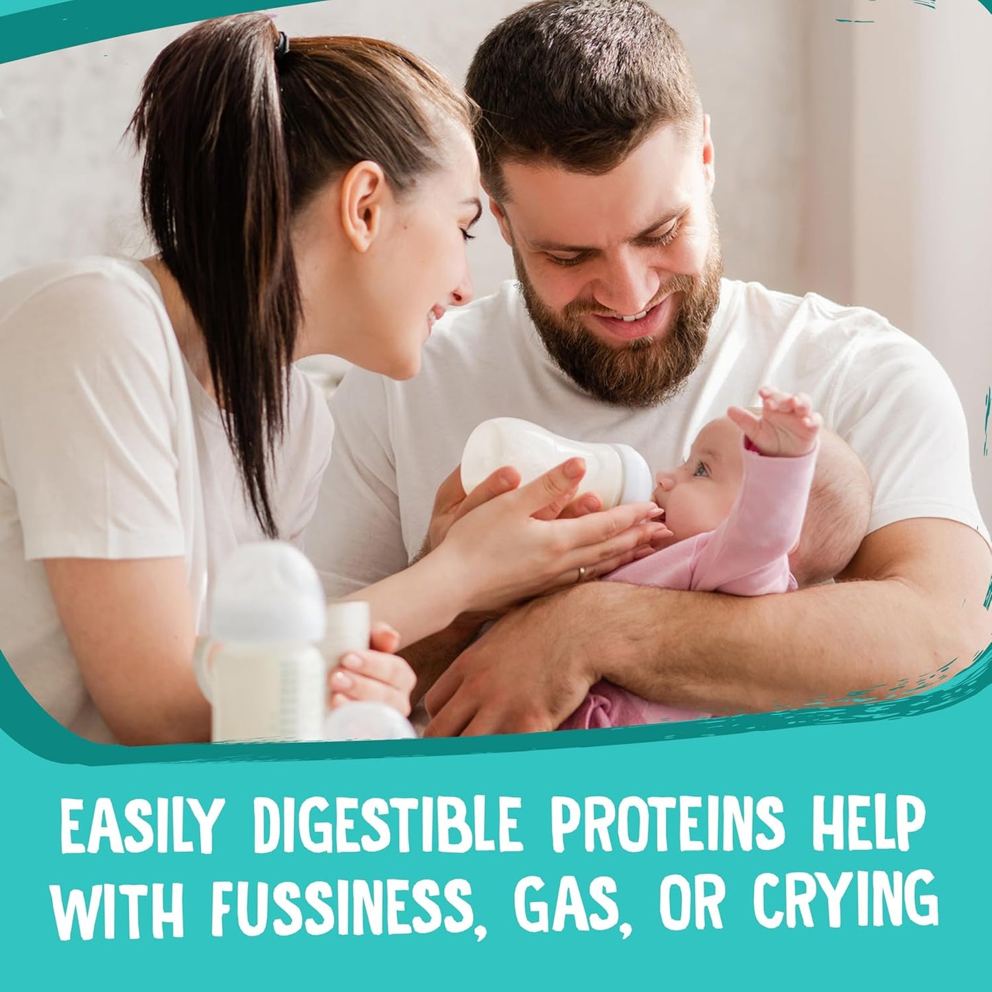 Organic Gentle Infant Formula – Milk-Based Powder with Iron, DHA & ARA for Babies 0-12 Months (21 oz)