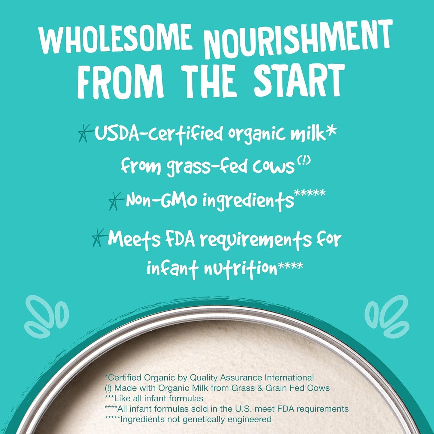 Organic Gentle Infant Formula – Milk-Based Powder with Iron, DHA & ARA for Babies 0-12 Months (21 oz)