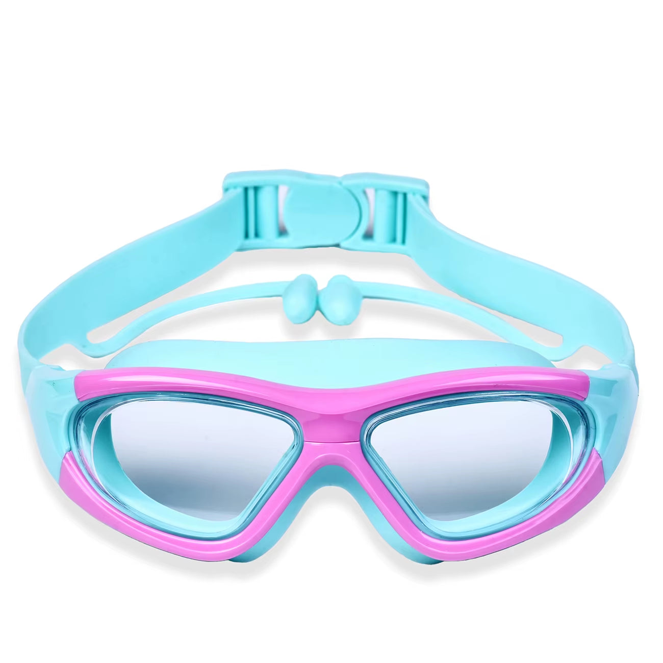 High-Definition Kids' Swimming Goggles – Anti-Fog, Large-Frame, Comfortable Silicone for Boys & Girls