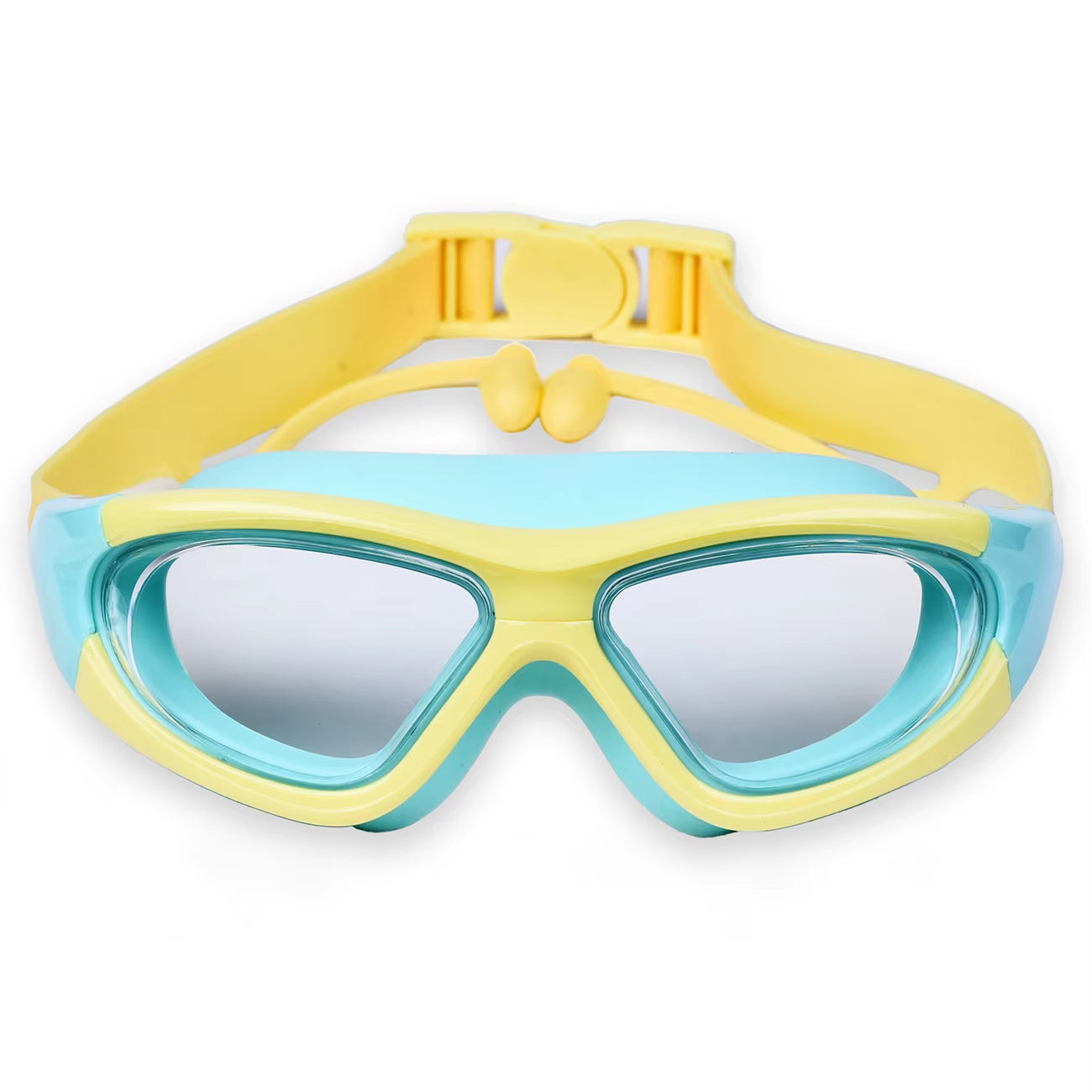High-Definition Kids' Swimming Goggles – Anti-Fog, Large-Frame, Comfortable Silicone for Boys & Girls