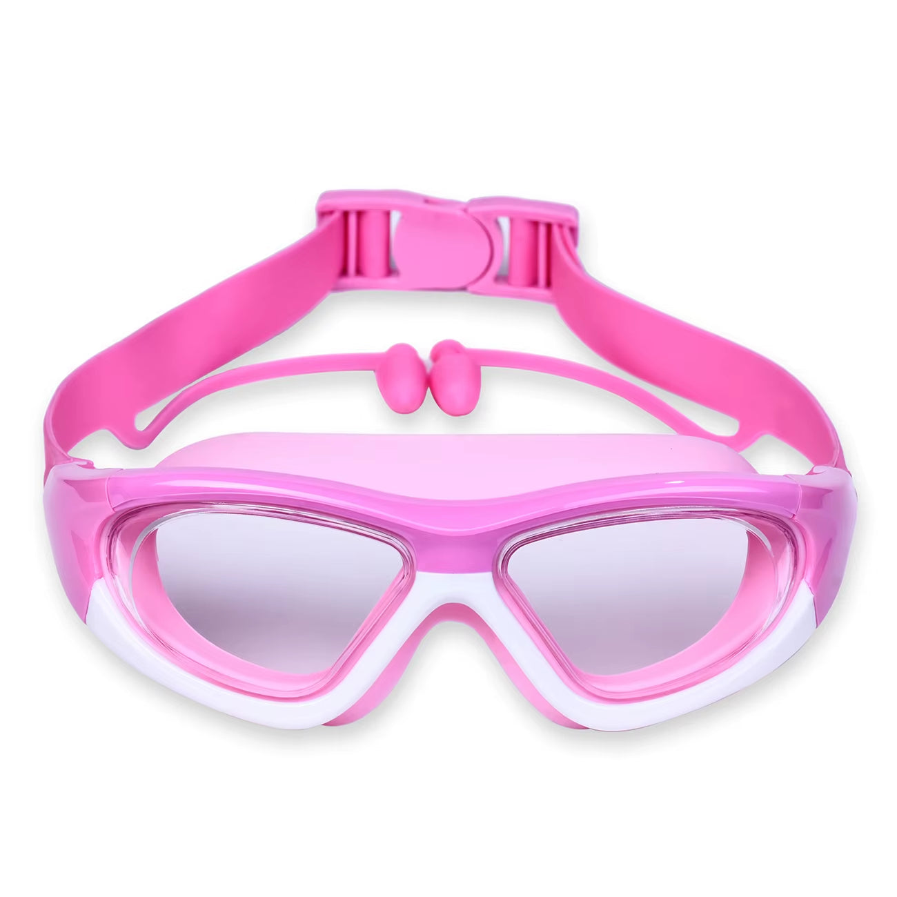 High-Definition Kids' Swimming Goggles – Anti-Fog, Large-Frame, Comfortable Silicone for Boys & Girls
