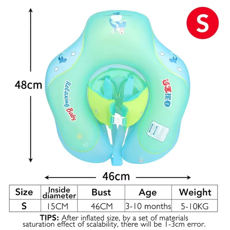 Inflatable Baby Swimming Ring – Armpit Float for Toddlers & Kids"