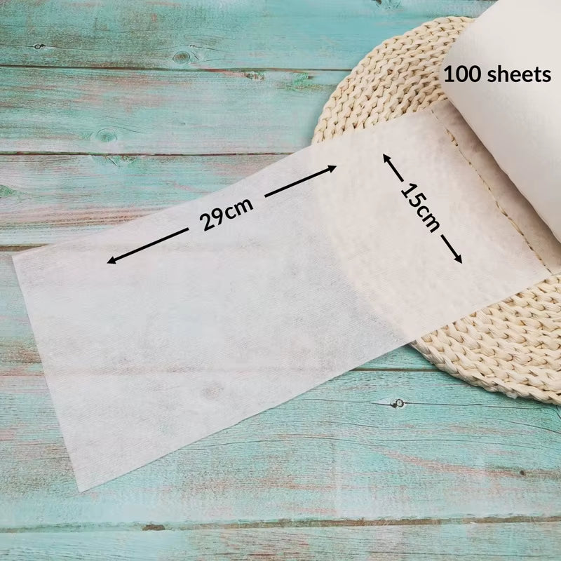 Baby Flushable Biodegradable Bamboo Diaper Liners – Disposable Inserts for Cloth Nappies