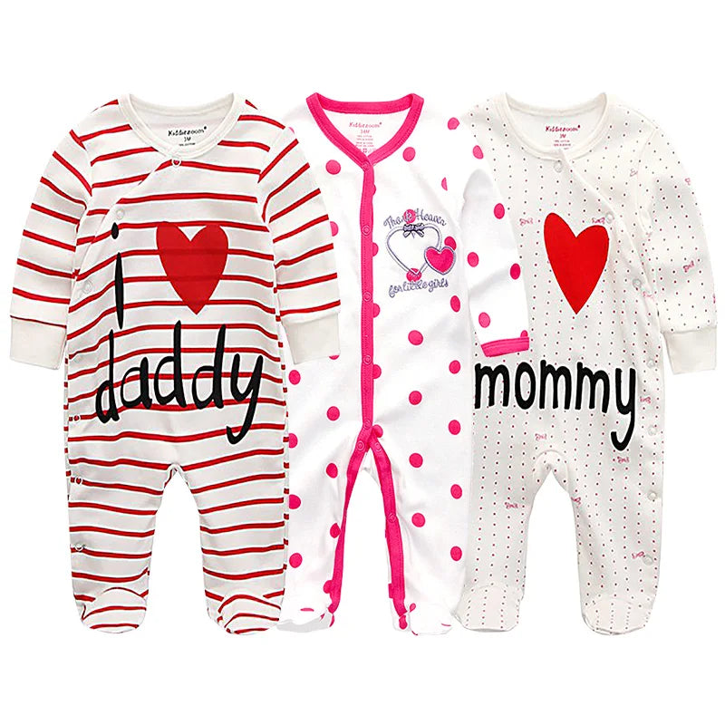 Unisex Baby Organic Cotton Footed Sleep & Play Pajamas – Long Sleeve Bodysuit for Newborns