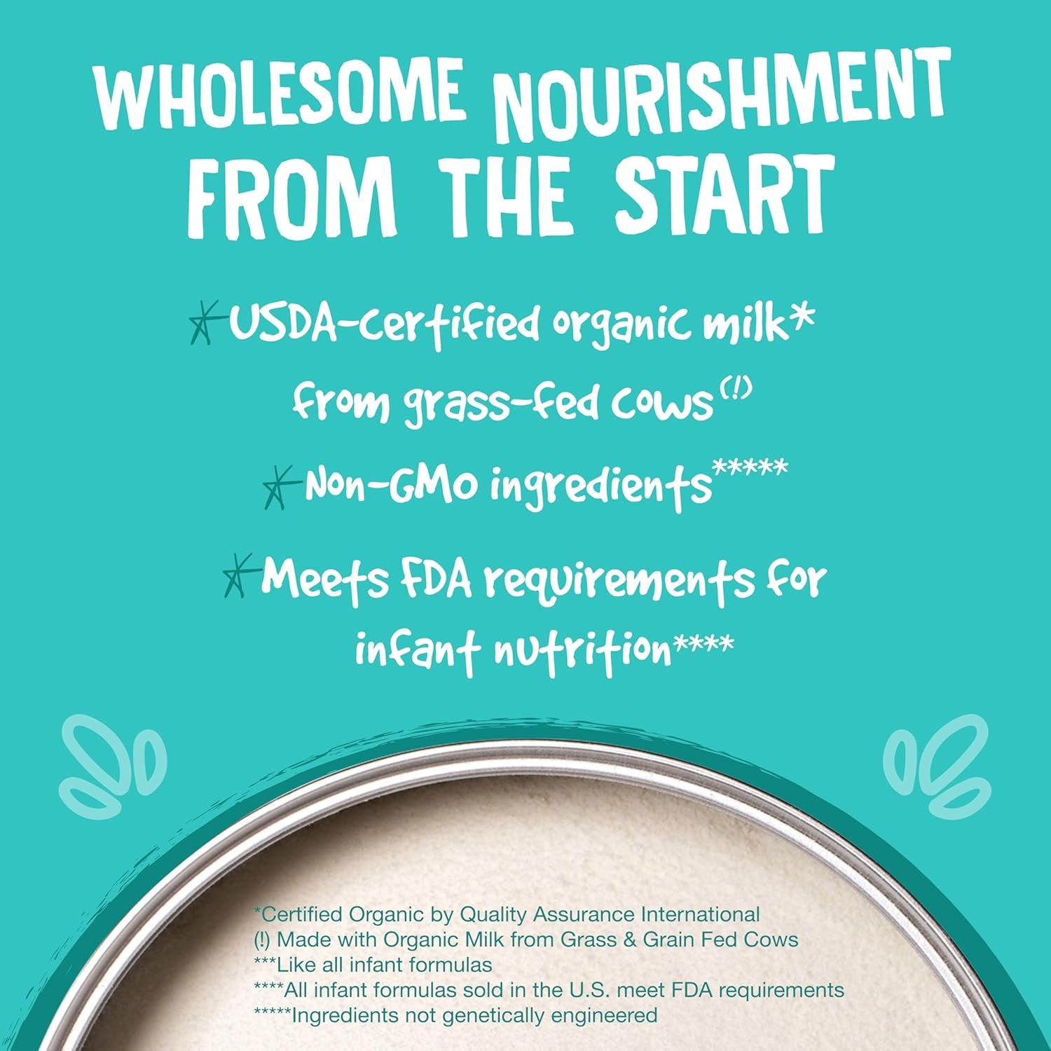 Organic Gentle Infant Formula – Milk-Based Powder with Iron, DHA & ARA for Babies 0-12 Months (21 oz)