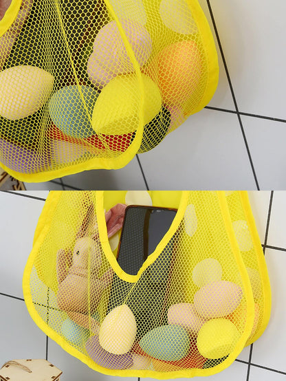  Kids Bath Toy Organizer Hanging Mesh with Suction Cups 