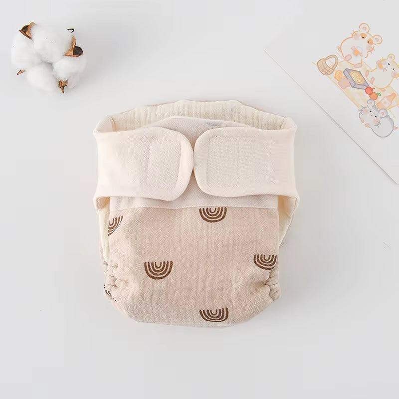 Summer Cotton Baby Reusable Training Pants – Cartoon Design for Infants & Toddlers