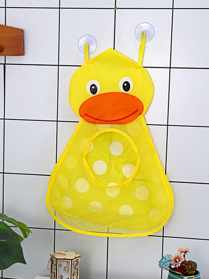  Kids Bath Toy Organizer Hanging Mesh with Suction Cups 