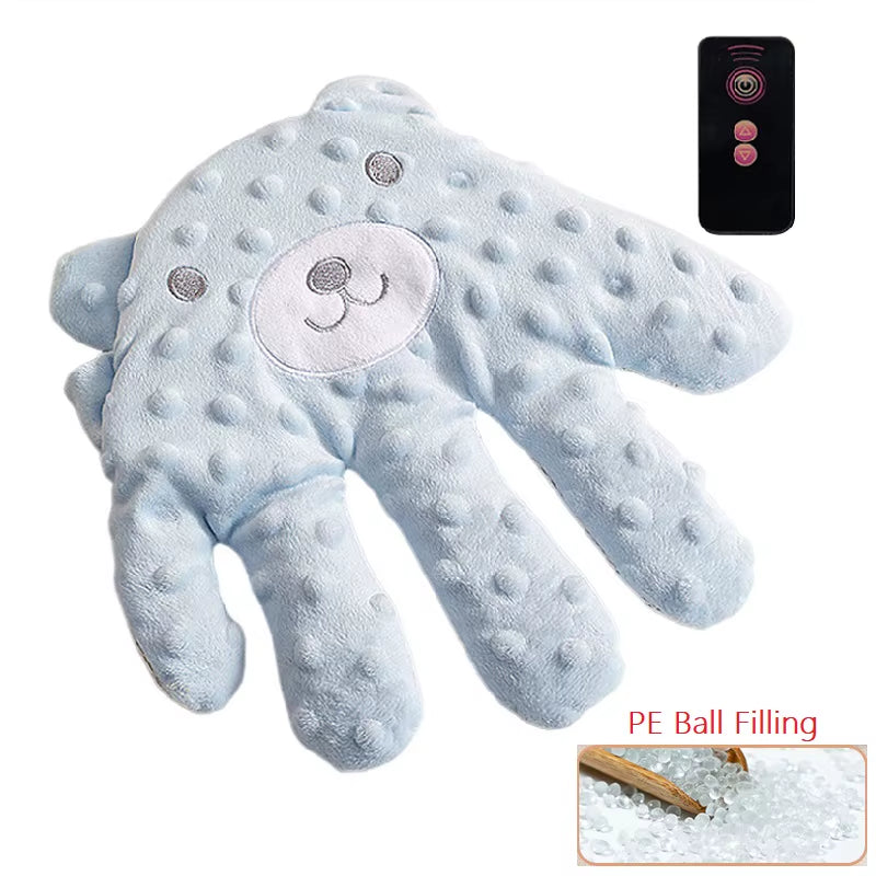 Soothing Baby Sleep Aid Pillow – Infant Calming Palms with Adjustable Electric Clapping & Remote Control