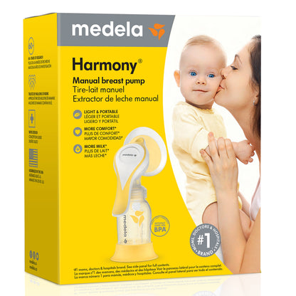 Medela Harmony Manual Breast Pump with PersonalFit Flex Breast Shield – Portable & Ergonomic Design
