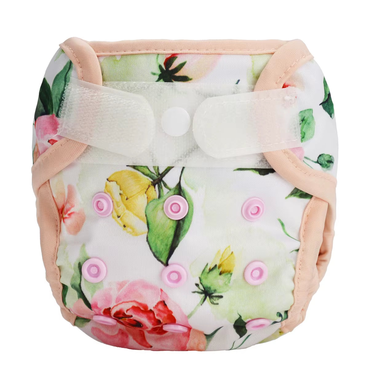 Sigzagor Newborn Cloth Diaper Cover – Hook & Loop with Double Gusset (4.4-10lbs, PUL Material)