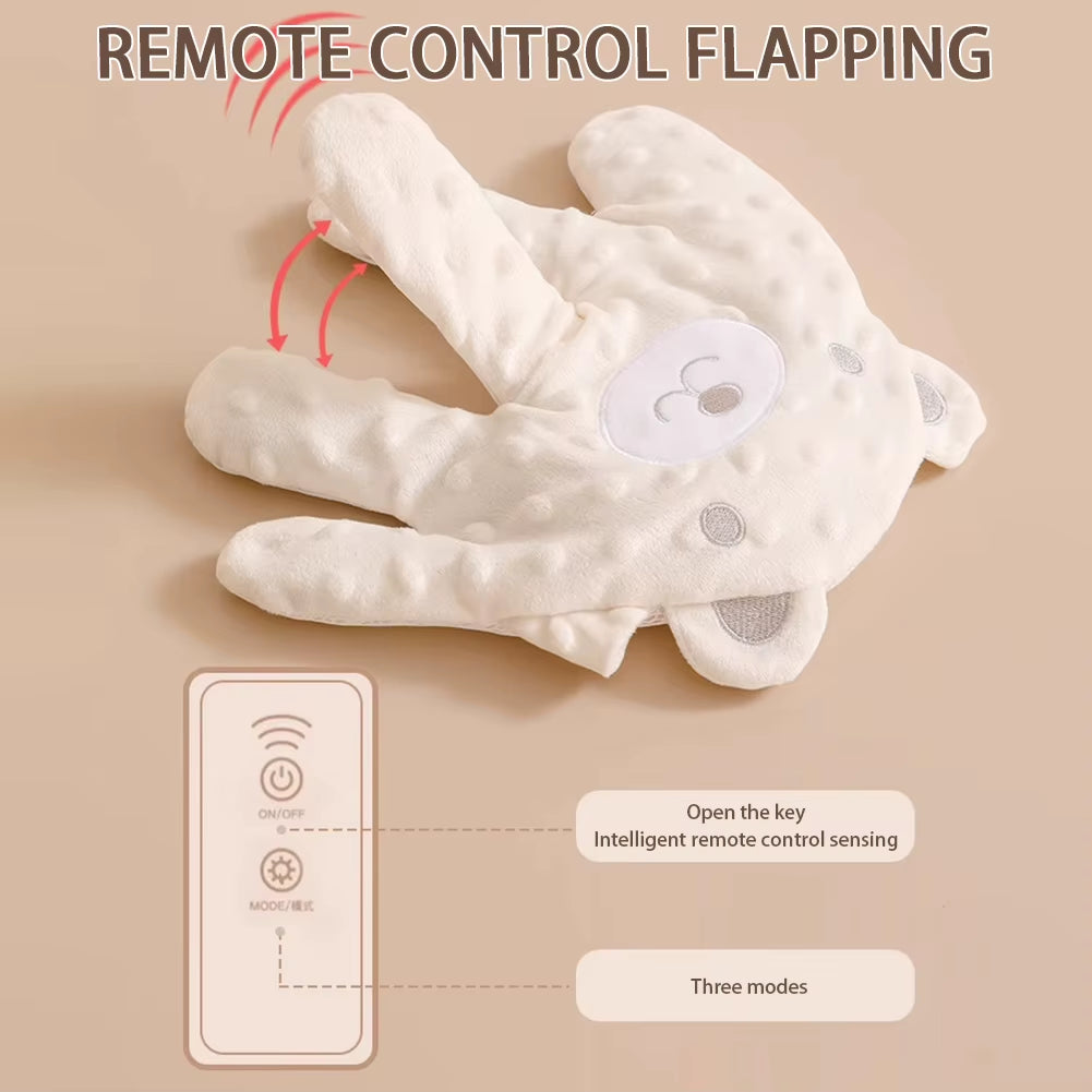 Soothing Baby Sleep Aid Pillow – Infant Calming Palms with Adjustable Electric Clapping & Remote Control