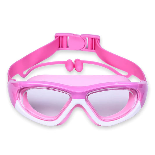 High-Definition Kids' Swimming Goggles – Anti-Fog, Large-Frame, Comfortable Silicone for Boys & Girls