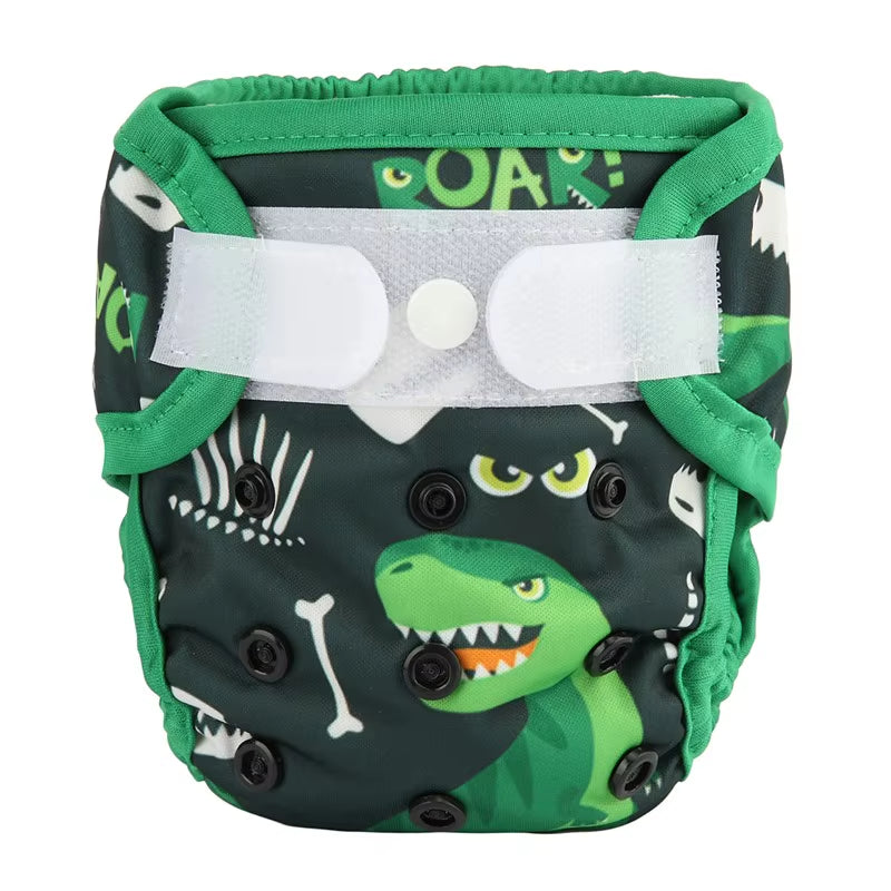 Sigzagor Newborn Cloth Diaper Cover – Hook & Loop with Double Gusset (4.4-10lbs, PUL Material)