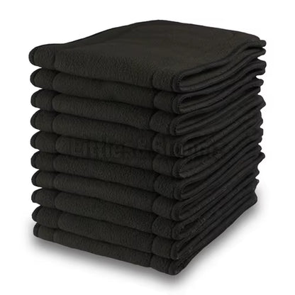10-Piece Reusable Bamboo Charcoal Inserts – Washable Boosters for Cloth Nappies