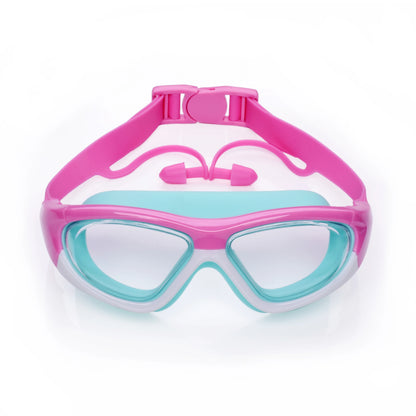 High-Definition Kids' Swimming Goggles – Anti-Fog, Large-Frame, Comfortable Silicone for Boys & Girls