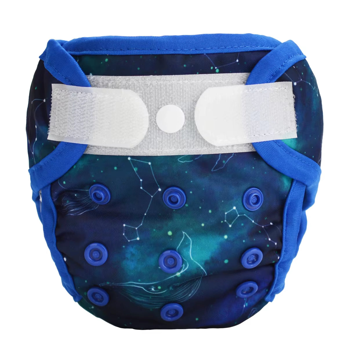 Sigzagor Newborn Cloth Diaper Cover – Hook & Loop with Double Gusset (4.4-10lbs, PUL Material)