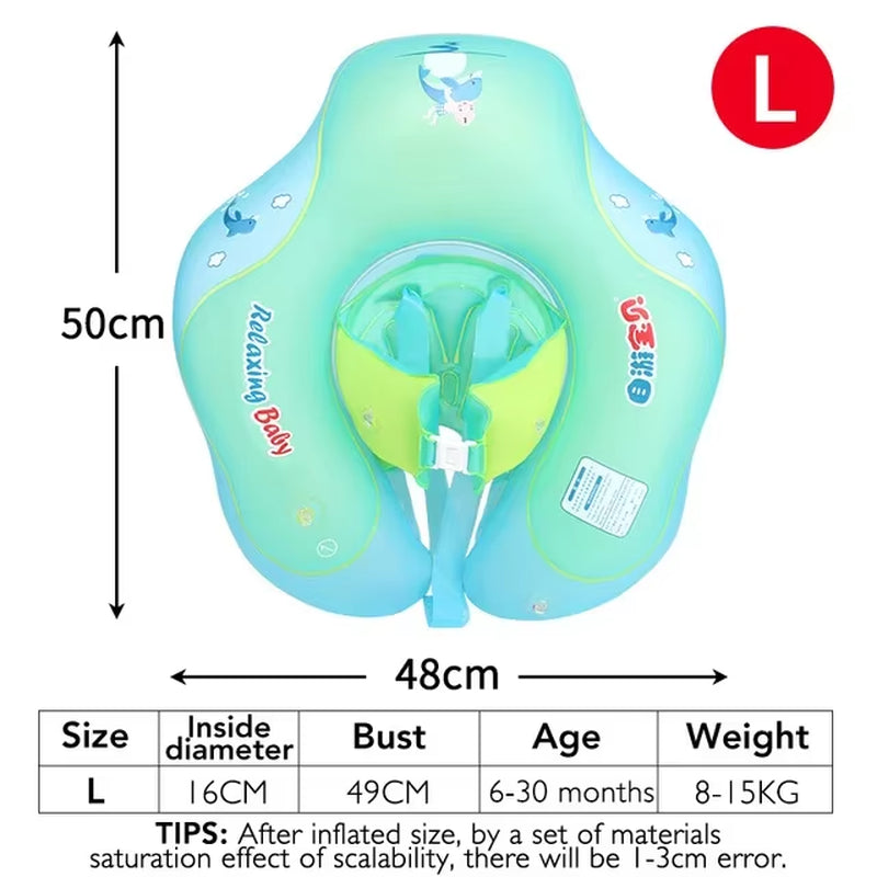 Inflatable Baby Swimming Ring – Armpit Float for Toddlers & Kids"