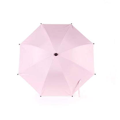  Universal Baby Stroller Folding Umbrella, UV Sun, Rain Protection, 360 Degrees Adjustable
