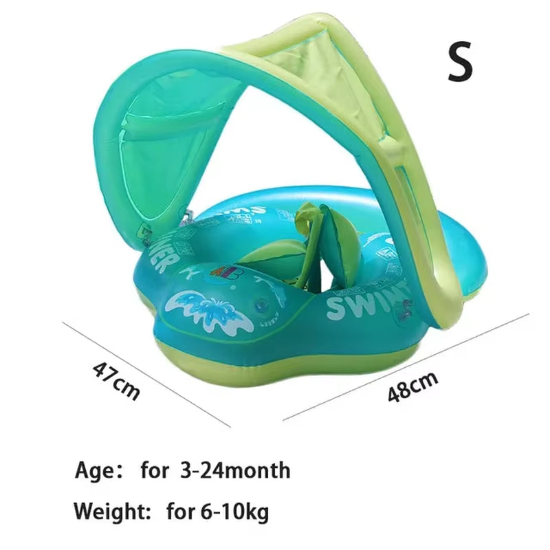 Inflatable Baby Swimming Ring – Armpit Float for Toddlers & Kids"