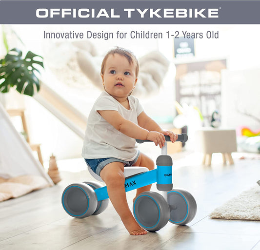 Tykebike® Toddler & Baby Balance Bike - Safe & Easy Ride-On Toy for Indoor/Outdoor Fun!