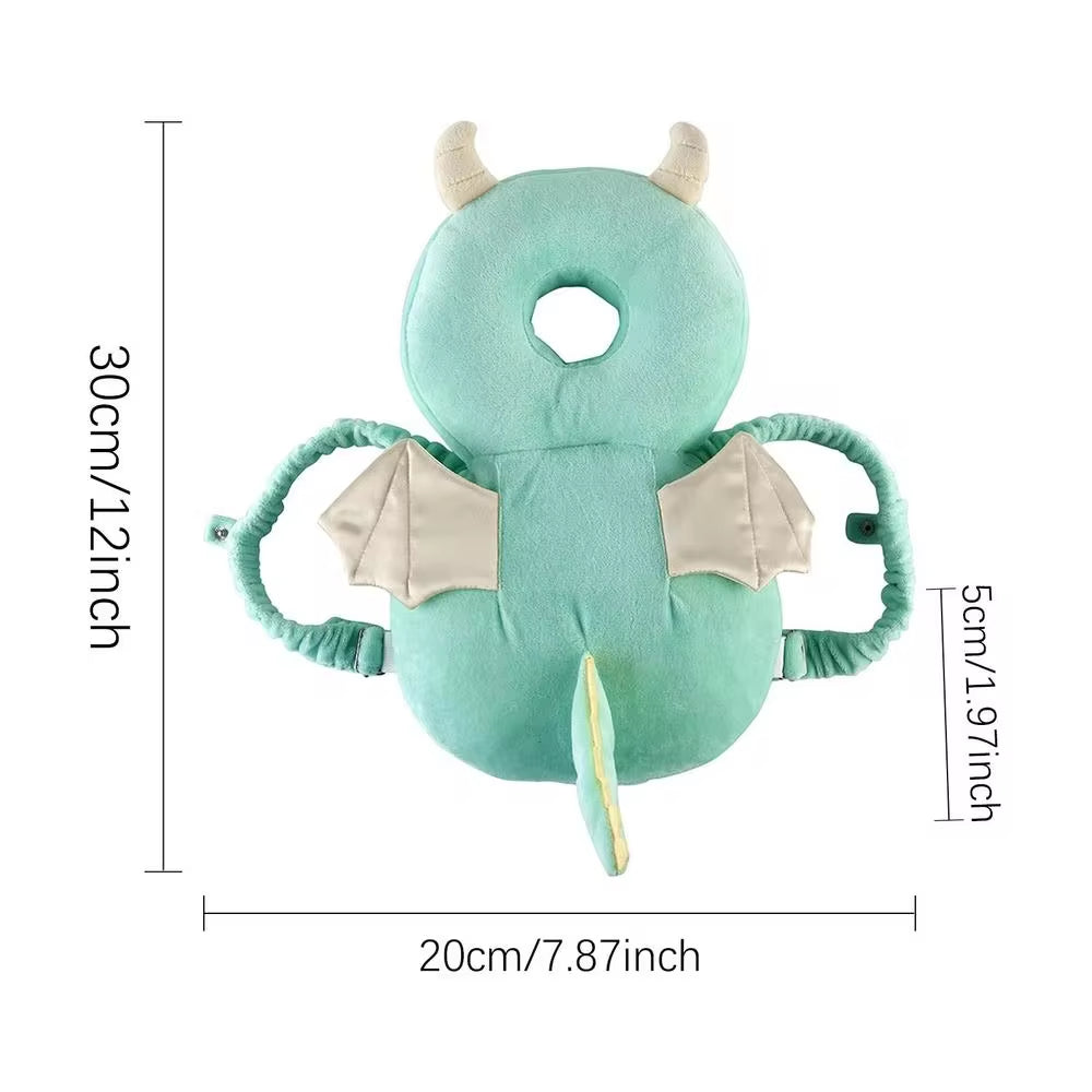 Turtle-Shaped Baby Head Protector Pad – Adjustable Anti-Collision Cushion Backpack