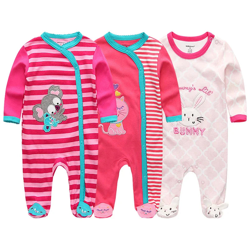 Unisex Baby Organic Cotton Footed Sleep & Play Pajamas – Long Sleeve Bodysuit for Newborns