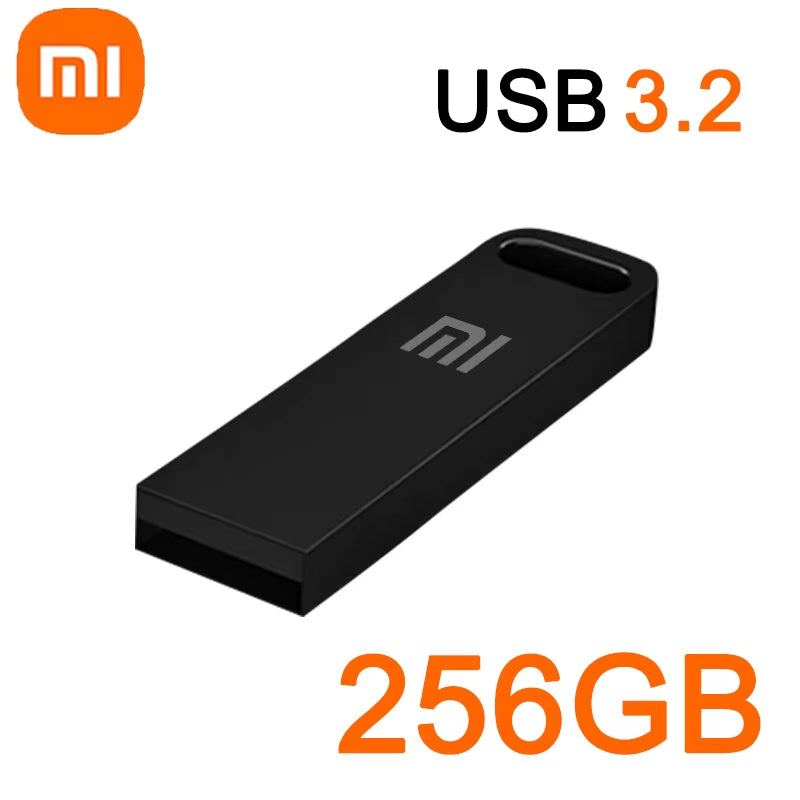 2TB USB 3.2 Flash Drive High Speed Metal U Disk Type C Memory Stick Waterproof SSD Storage PC Phone Data Transfer Portable