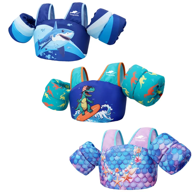 Baby Float Arm Sleeve Life Jacket – Cartoon Buoyancy Vest for Kids’ Swimming Training