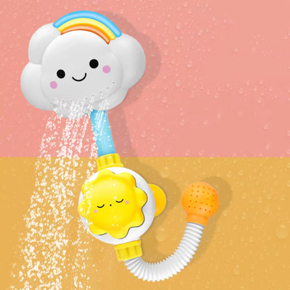 Baby Bath Shower Toy - Water Spray Cloud Faucet for Fun & Sensory Play